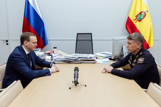 Павел Малков обсудил с главным судебным приставом РФ исполнение соцобязательств и поддержку участников СВО