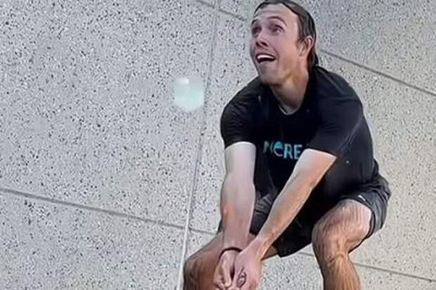 Watch: David Rush throws water balloons at YouTuber for Guinness World Record