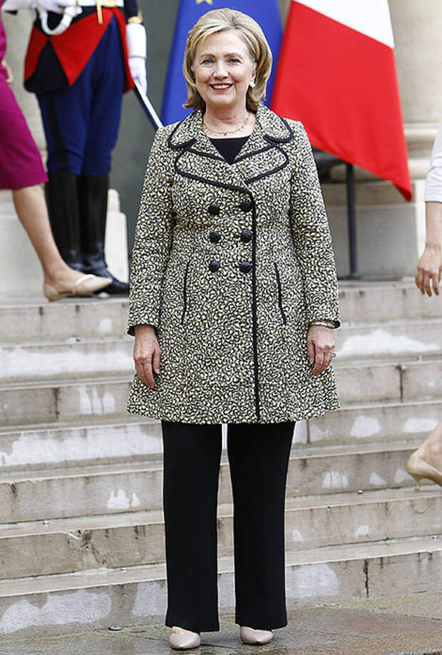 Клинтон в женском платье