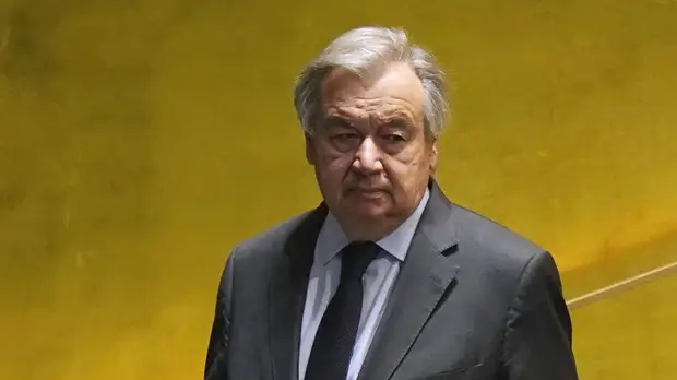 Генсек ООН Гутерреш проводит встречу с постпредом России Небензей