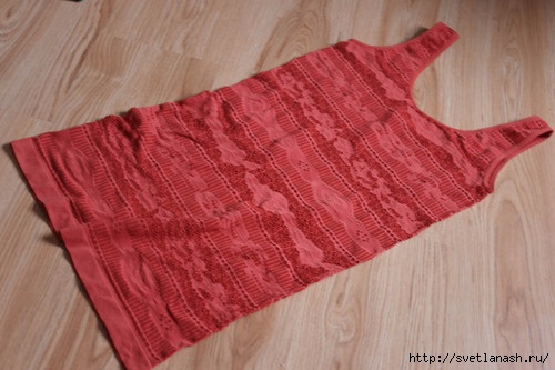 Туника из майки diy