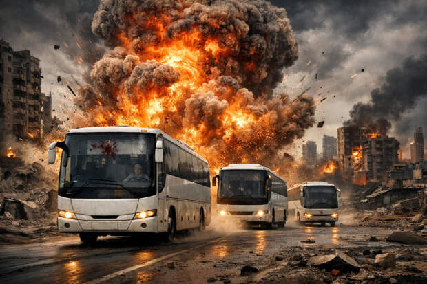 Возмездие ЗА БРЯНСК! Автобусы с 200 растянулись по трассе на Николаев.