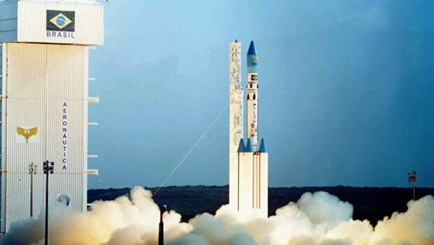 Запуск ракеты-носителя с бразильского космодрома Алкантара. Архивное фото