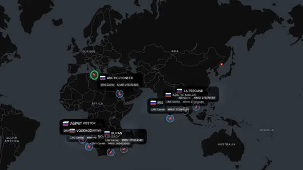 Средиземное море оказалось закрыто для российских газовозов