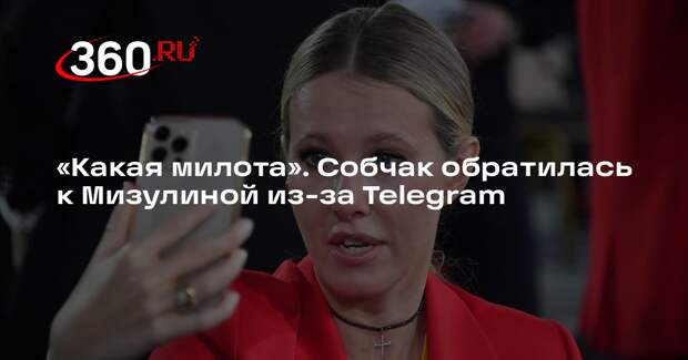 Собчак призвала Мизулину защитить Telegram от замедления
