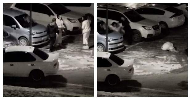 Мужчина избил двух женщин на парковке в Приморье