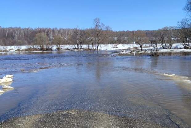 Половодье в Рязанской области: Хупта, Пара и Ранова перекрыли движение по мостам