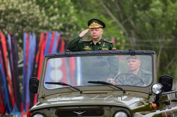 В Донецке состоялась генеральная репетиция военного парада