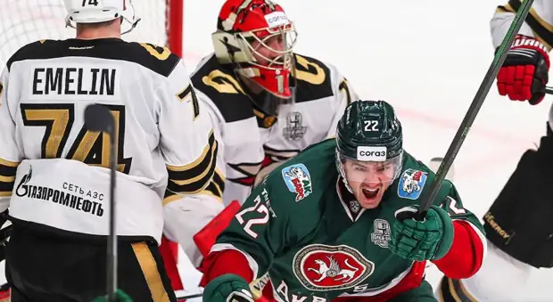 «Ак Барс» в овертайме одолел «Авангард», трижды уступая по ходу встречи