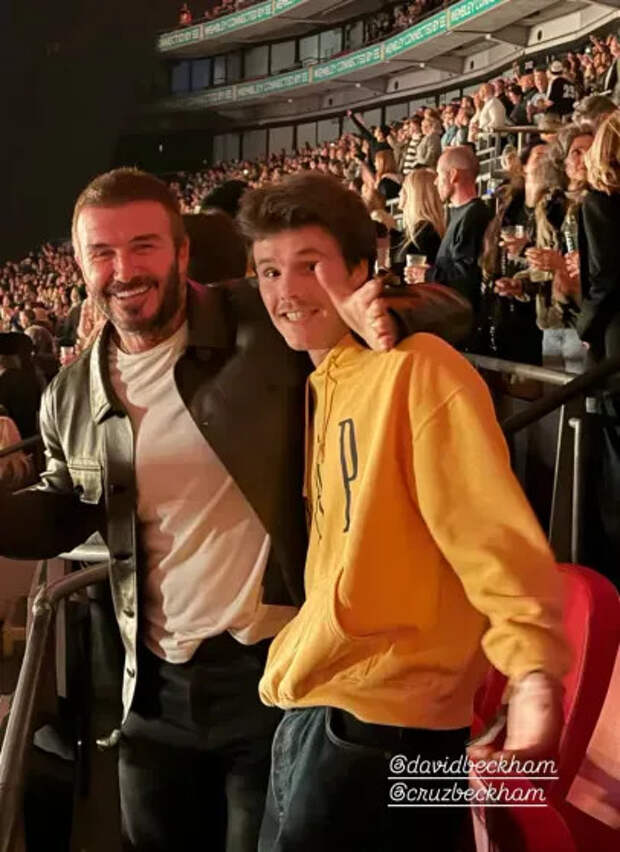 Дэвид и Круз Бекхэм