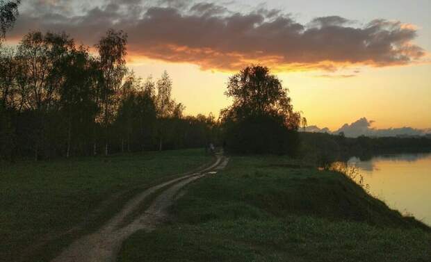 Строгинский пейзаж. Фото: Надежда Миронова, страница "Родное Строгино сидит дома" социальной сети "ВКонтакте"