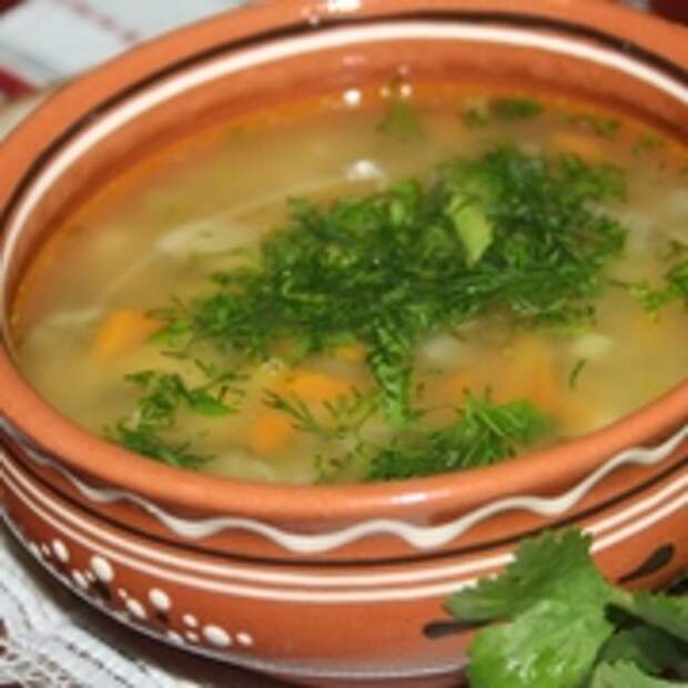 Куриный суп с персидской чечевицей