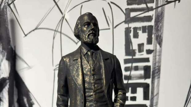 Утвержденный вариант памятника Федору Достоевскому в Барнауле / Фото: предоставлено amic.ru