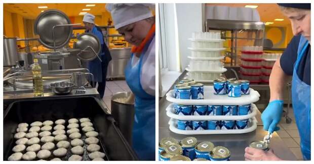 Обычный день в школьной столовой: завтрак и обед для 2000 учеников