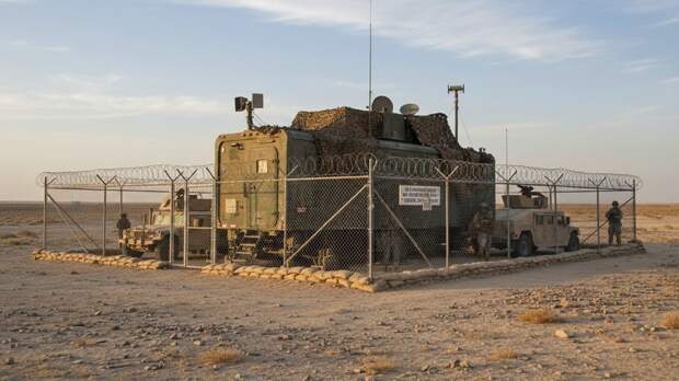 CBS: «укреплённым» тактическим центром США в Кувейте оказался трейлер с забором