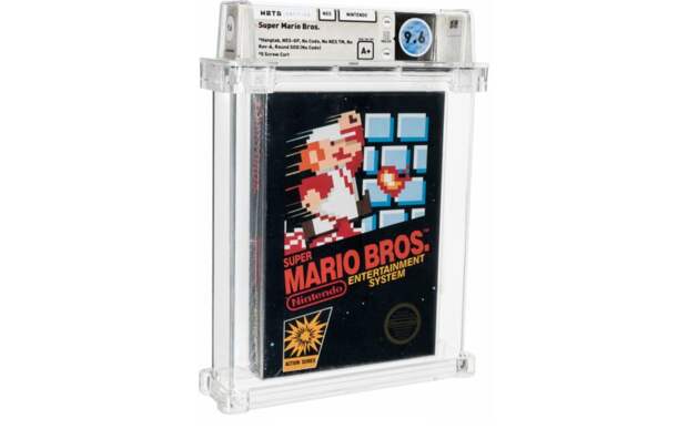 Super-Mario-аукцион-1024x640 Запечатанный картридж с "Супер Марио" продали за 50 миллионов рублей