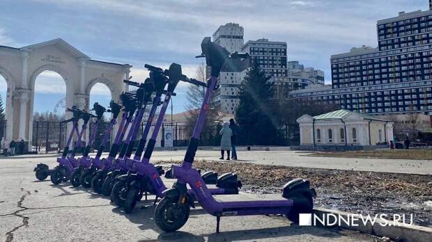 На улицах Екатеринбурга снова появились электросамокаты
