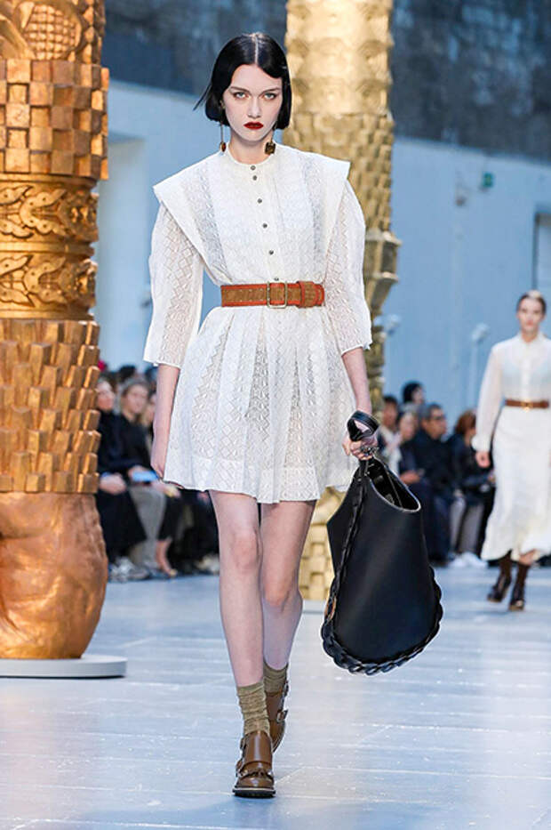 Неделя моды в Париже: Кэти Холмс, Кейт Босуорт, Элли Голдинг и другие на показе Chloé