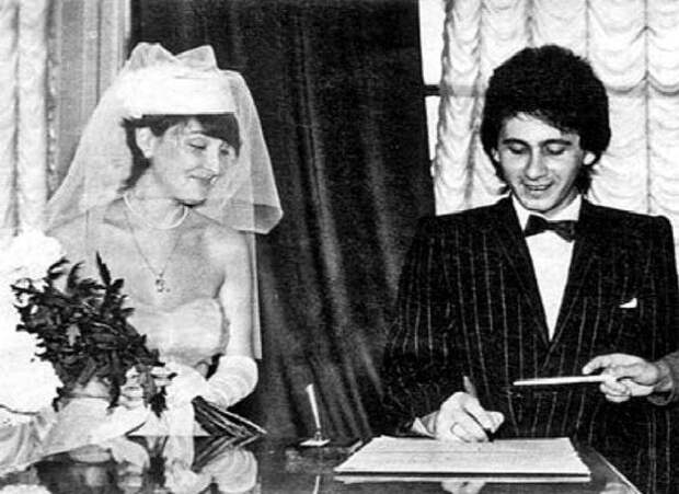 Лолита Горелик и Александр Беляев, 1985 актеры, звезды, знаменитости, политики, свадьба, эстрада