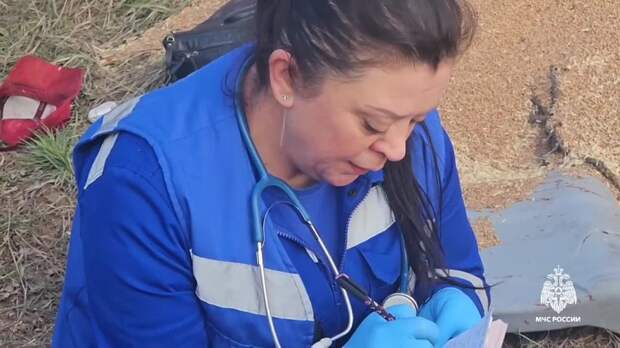 Кадры с места аварии на участке трассы Симферополь – Евпатория, где столкнулись рейсовый автобус и грузовик