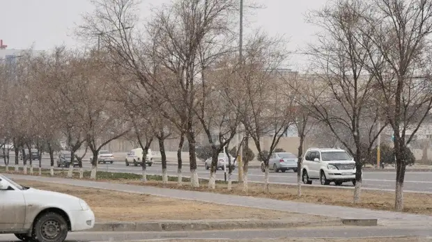 «Такого снегопада давно не помнят здешние места»: жителей Актау удивил снег в марте