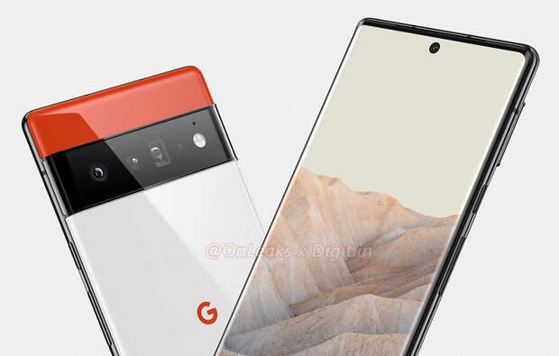 Первый смартфон с финальной Android 12 во всей красе. Большие и качественные рендеры Google Pixel 6 Pro от надежного источника