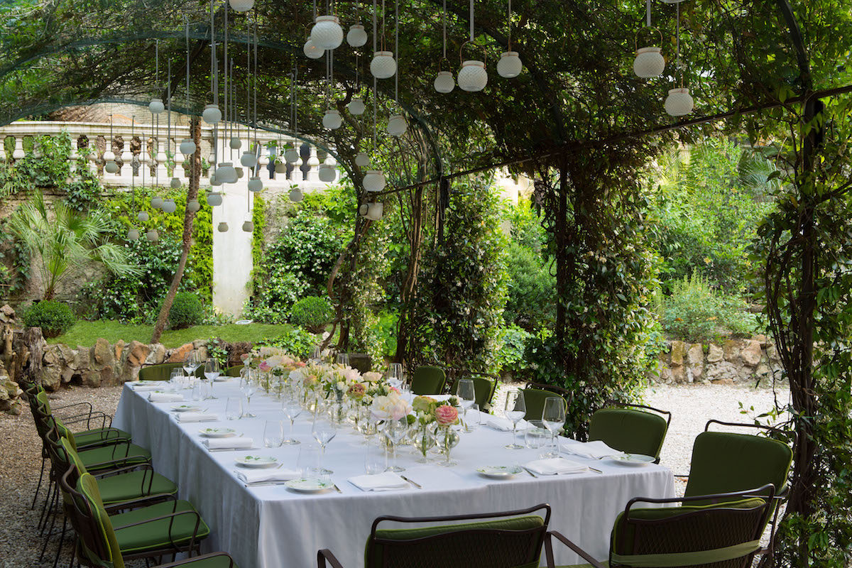 Hotel de Russie, Pergola in the Secret Garden