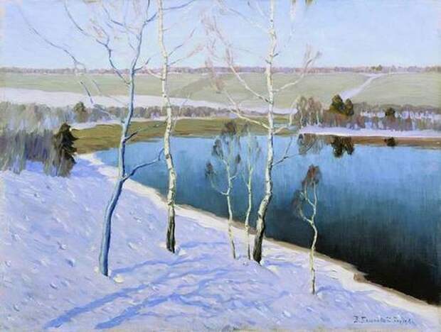«Ранняя весна». (1953). Автор: Бялыницкий-Бируля В. К.