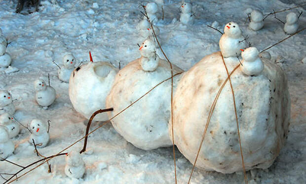 Creative Snowman