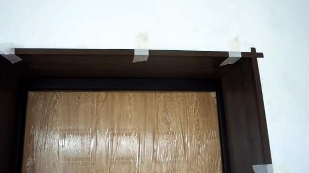 Как сделать шикарные откосы входной двери из обычного ламината