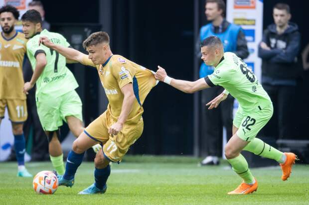 «Зенит» ушел от поражения в матче с «Краснодаром», сравняв счет на 6-й добавленной минуте