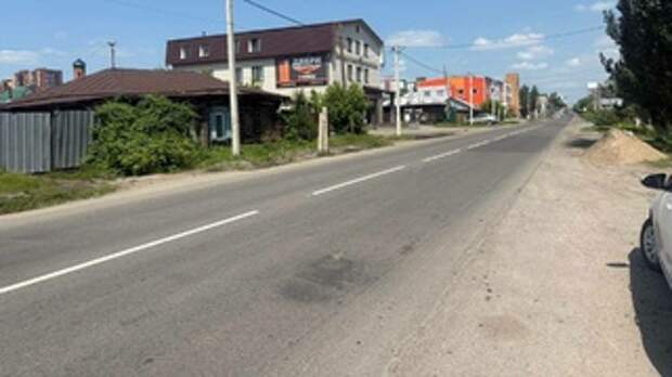 Новая дорожная разметка / Фото: t.me/barnaul_org