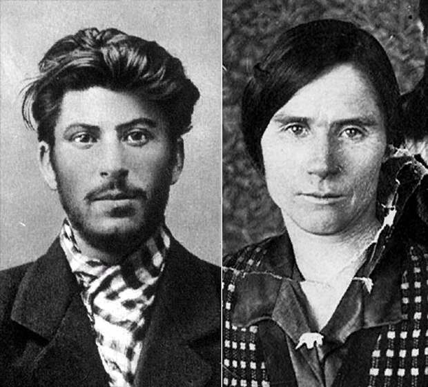 Молодой Сталин и Лидия Перепрыгина
