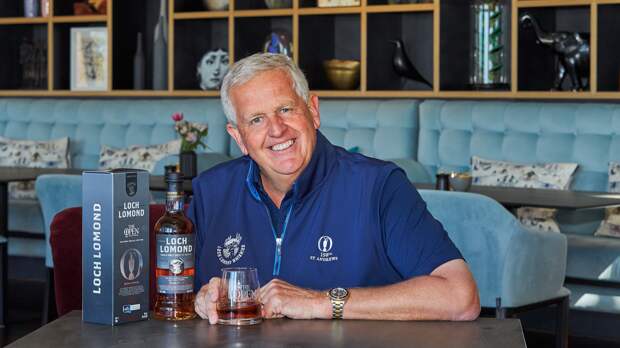 golfer Colin Montgomerie and Loch Lomond scotch