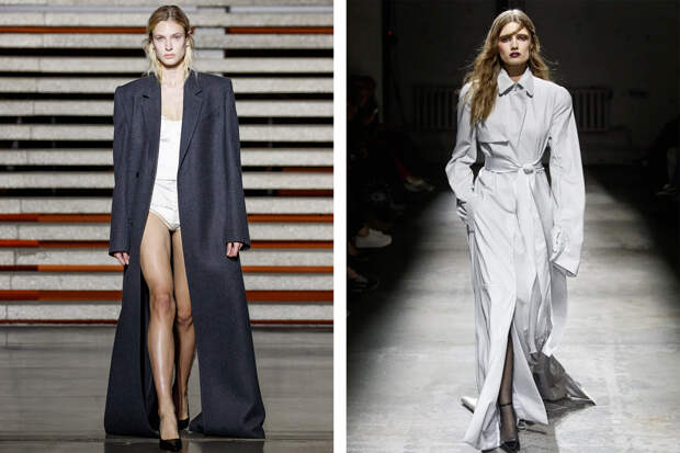 Слева: пальто Ushatava / плащ Viva Vox