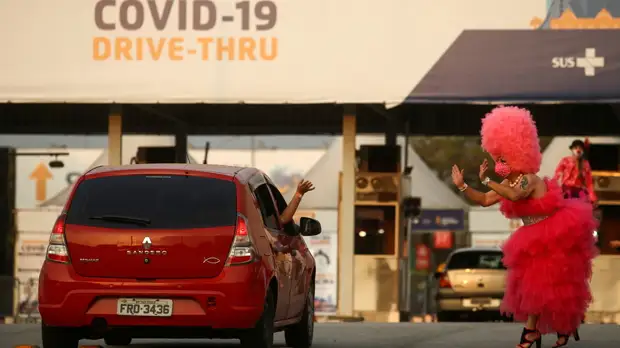 Число случаев заболевания коронавирусом в Бразилии превысило 20,4 млн