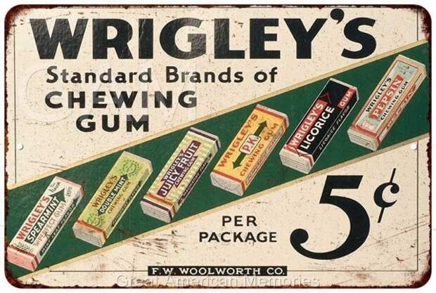 Что производила компания Wrigley до жевательной резинки