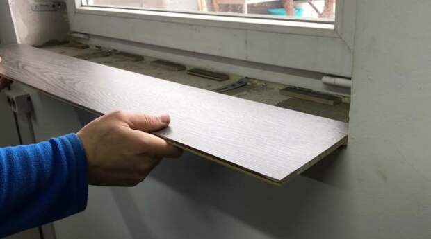 Как сделать дверные и оконные откосы из обрезков ламината