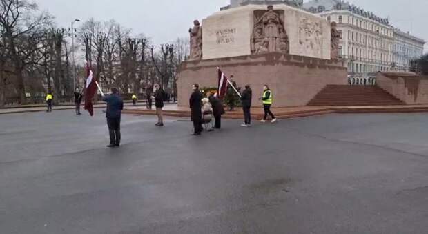 В Риге прошло шествие легионеров СС