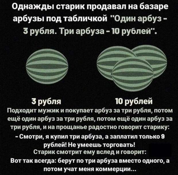 Три арбуза) Три арбуза)