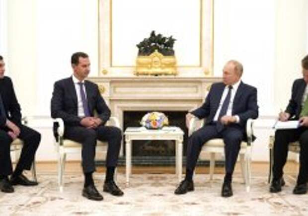 Путин встретился с Асадом в Кремле