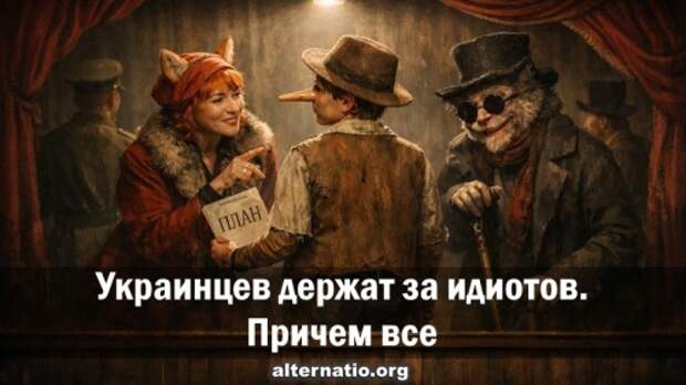 Украинцев держат за идиотов. Причем все