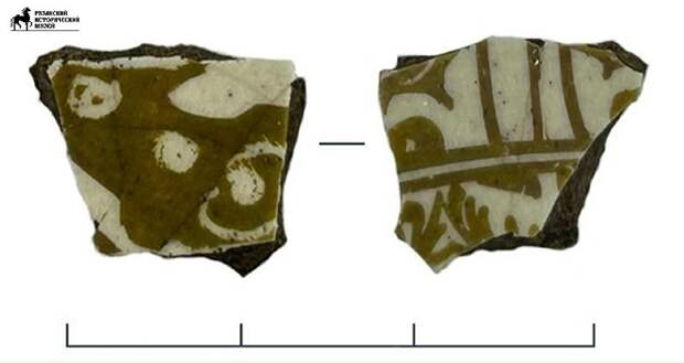 В Рязанском кремле при раскопках обнаружили иранский фаянс XII–XIII веков