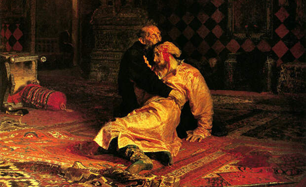Илья Ефимович Репин «Иван Грозный и сын его Иван 16 ноября 1581 года» (1885)
