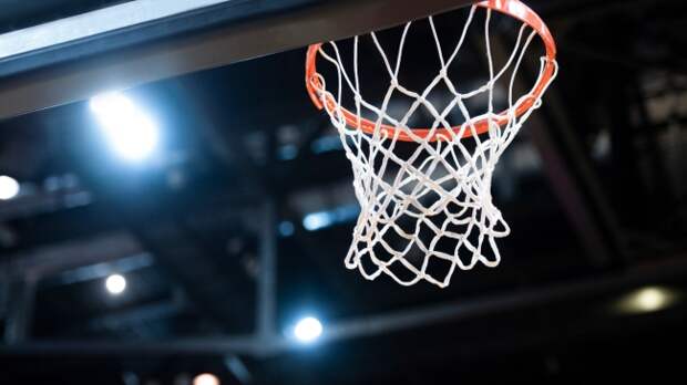 A view of a basketball hoop.