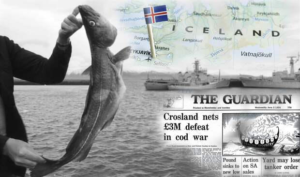 Как Исландия без армии трижды победила Британию в «Тресковых войнах» из-за рыбы