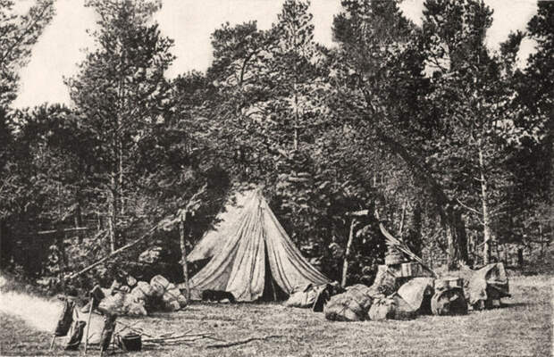 Палатка Кэт Марсден (1891 год).