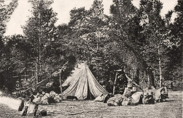 Палатка Кэт Марсден (1891 год). Палатка Кэт Марсден (1891 год).