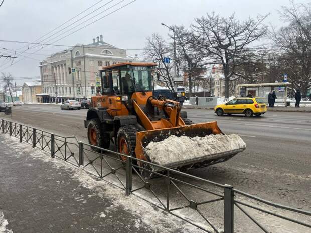 За сутки с улиц Тулы вывезено 5,8 тысячи кубометров снега
