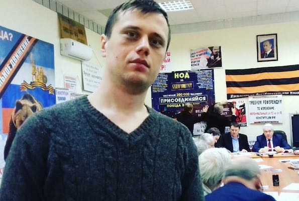 Нарушитель, обливший Касьянова зеленкой, оказался активистом НОД